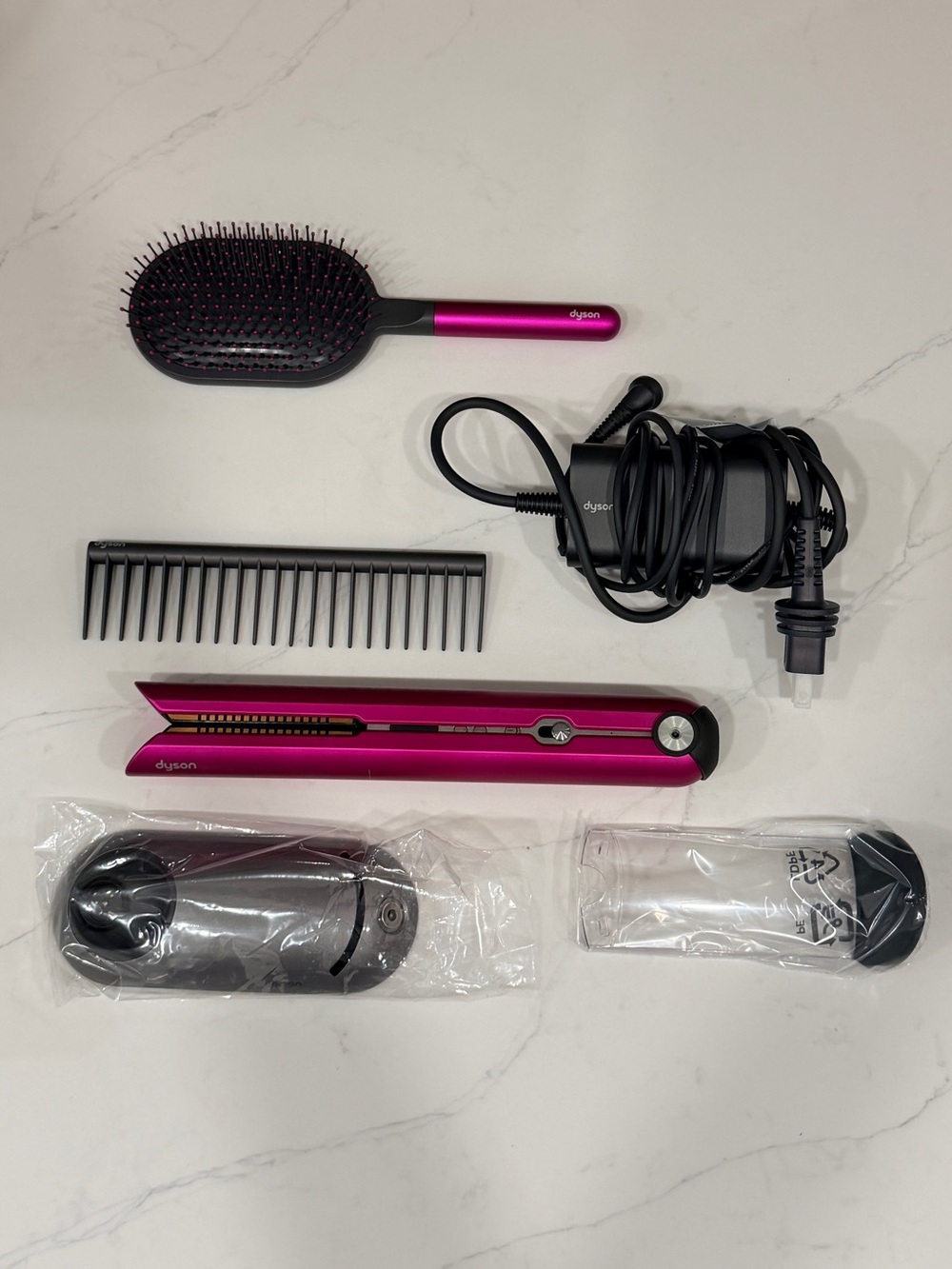 Dyson Corrale Cordless Hair Straightener Gift Edition - Fuchsia/Nickel